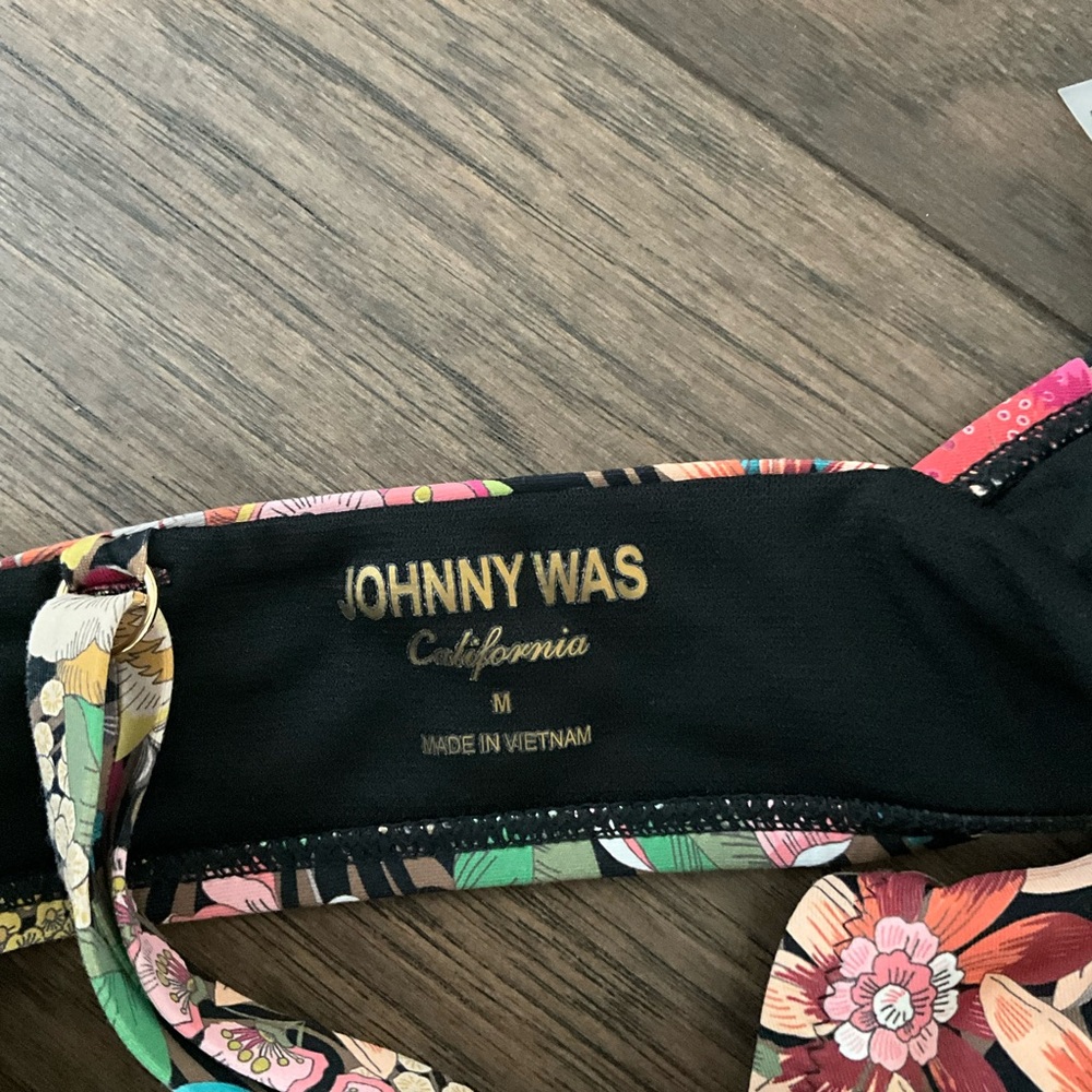 Johnny Was Multicolor Floral Bikini - Picture 6 of 6